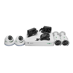 Комплект відеоспостереження Green Vision GV-K-S17/04 1080P