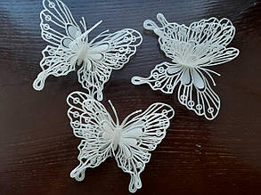 Метелики декоративні під фарбування 11 см паковання 25 шт.