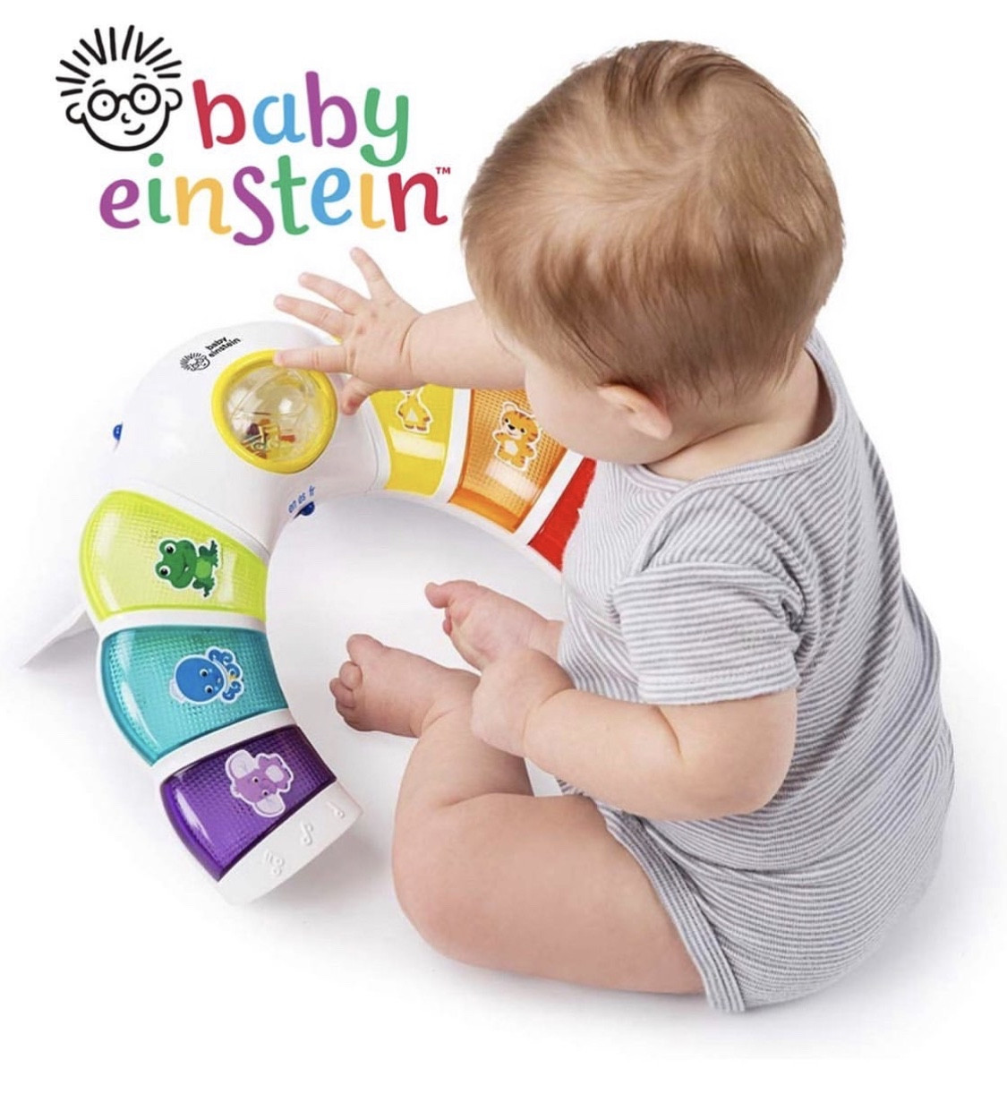 Музична іграшка від Baby Eistein розвиваюча, навчальна іграшка для малюків з музикою і світловими ефектами
