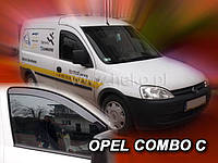 Дефлекторы окон (вставные!) ветровики Opel Combo С 2001-2011 2шт., Hic + Heko, 25350