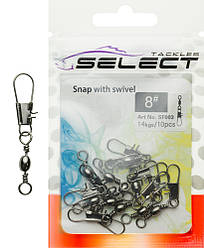 Вертлюжок із застібкою Select SF003 size 2, 7 шт. (74014) 1870.20.81