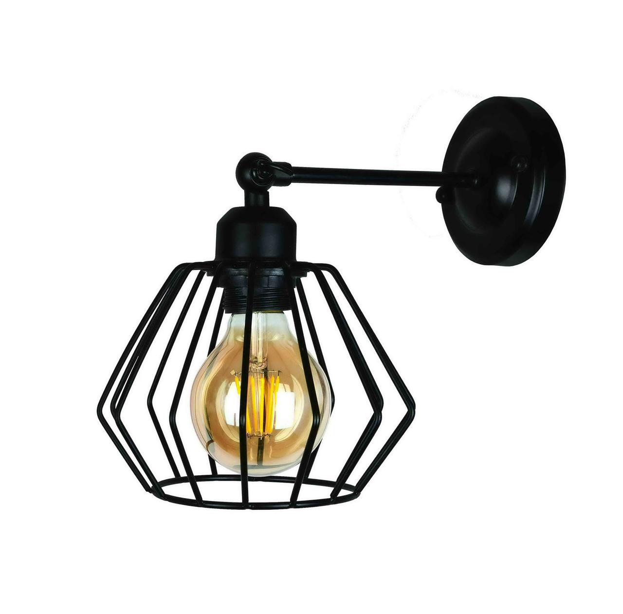 Бра в стилі loft Levistella 756WPR108F-1 BK