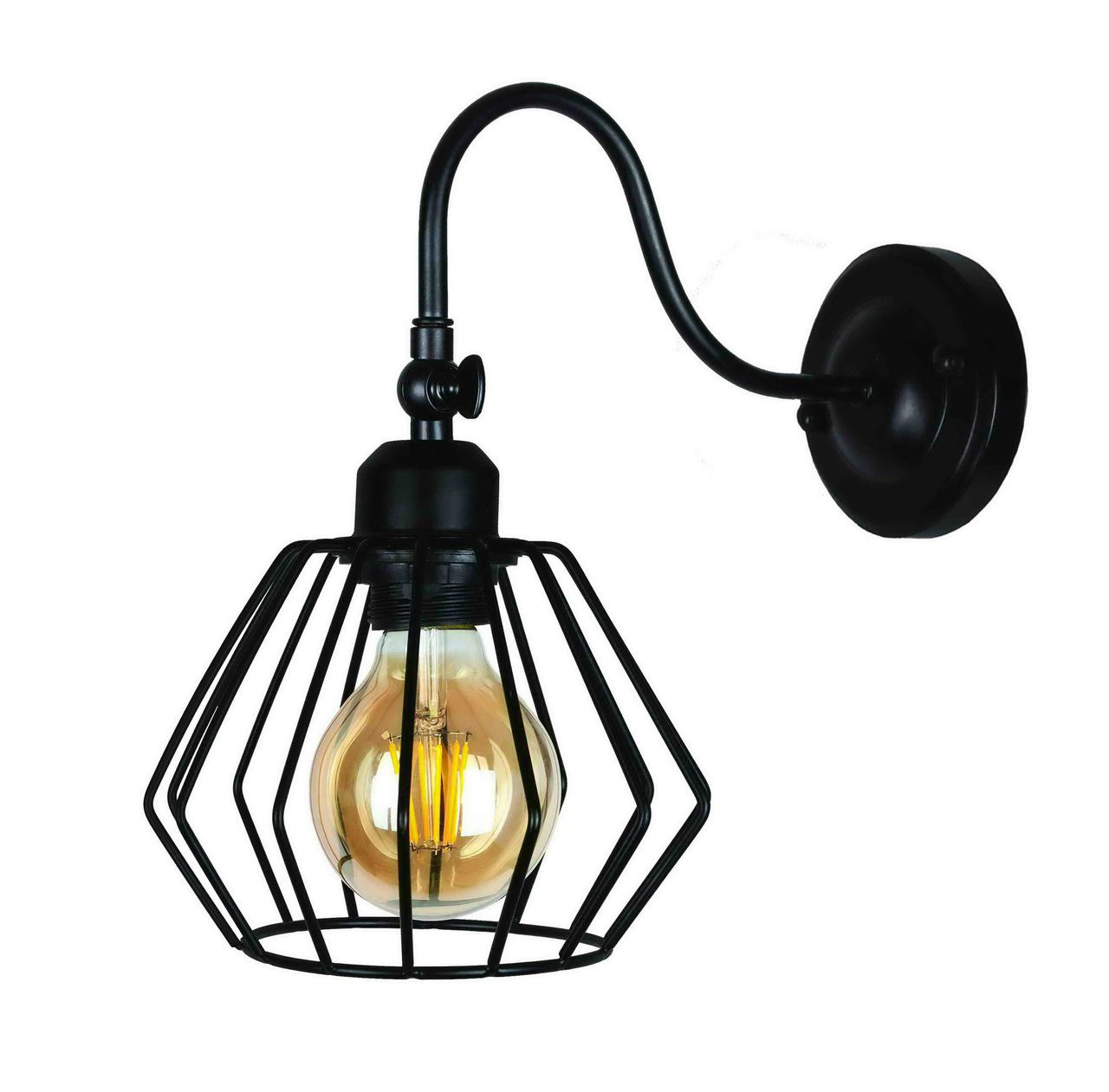 Бра в стилі loft Levistella 756WPR108F3-1 BK