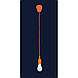 Loft світильник Levistella 915002-1 Orange, фото 2