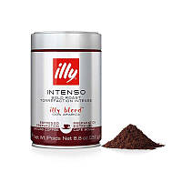 Кава мелена illy Intenso Dark Roasted 250 гр з/б Італія Іллі Інтензо темної обсмажування