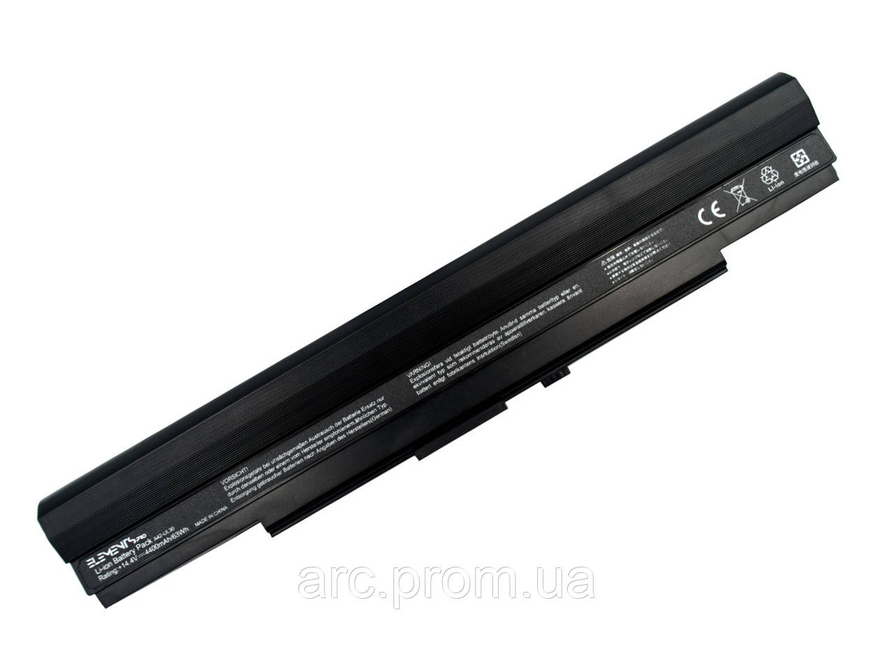 Батарея Elements PRO для Asus U35 U35F U35J U35JC U35JG 14.4V 4400mAh (UL30Y-4S2P-4400) - фото 1 - id-p1150489054