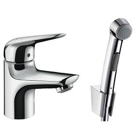 Змішувач для умивальника Hansgrohe Novus 70 з гігієнічним душем — 71144000