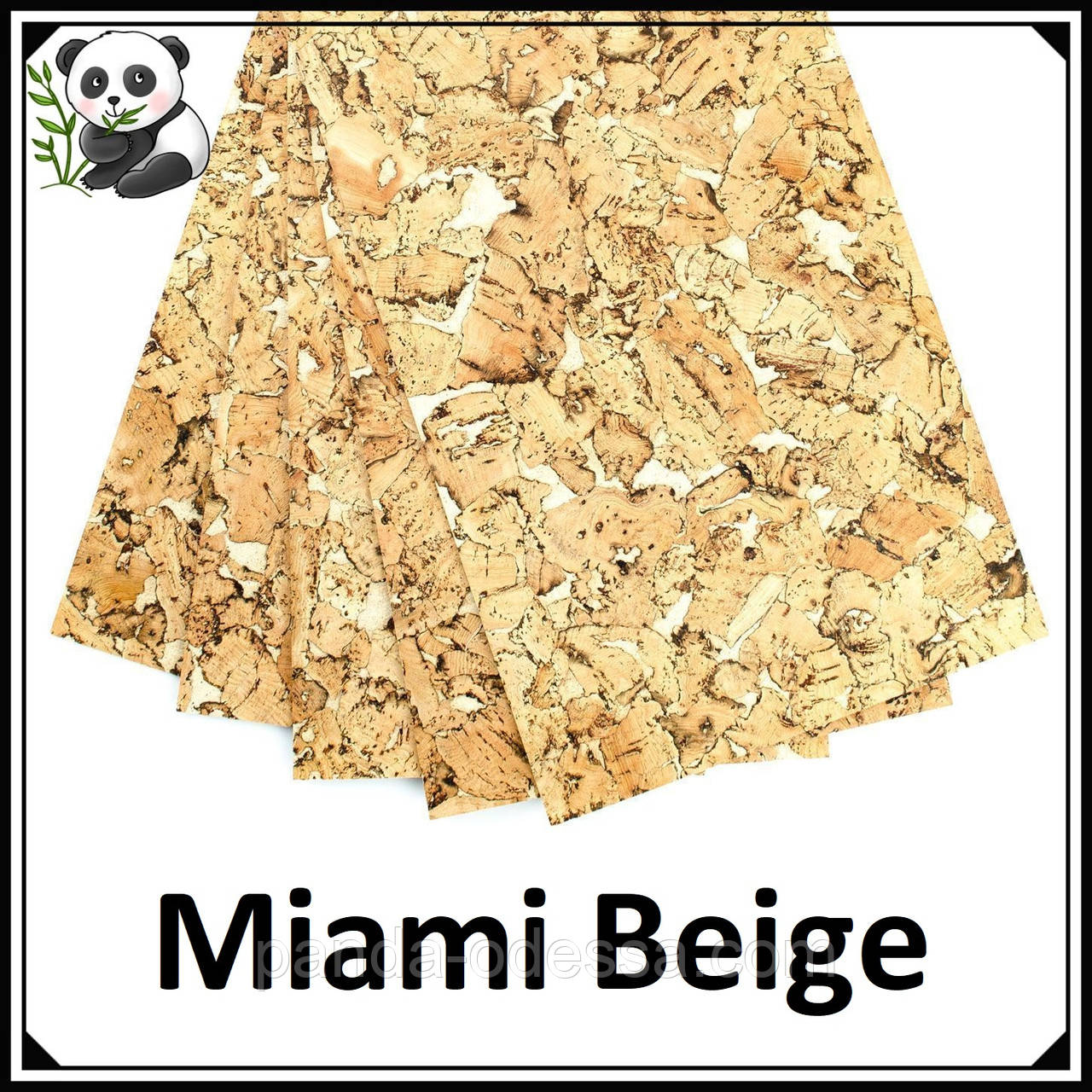 Пробкові панелі (шпалери) Miami Beige TM Egen 600*300*3 мм