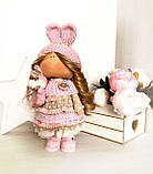 Текстильна інтер'єрна лялька, лялька в подарунок, фото 4