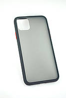 Чохол для телефону iPhone 11ProMax Silicone Case Gingle Matte Black / red