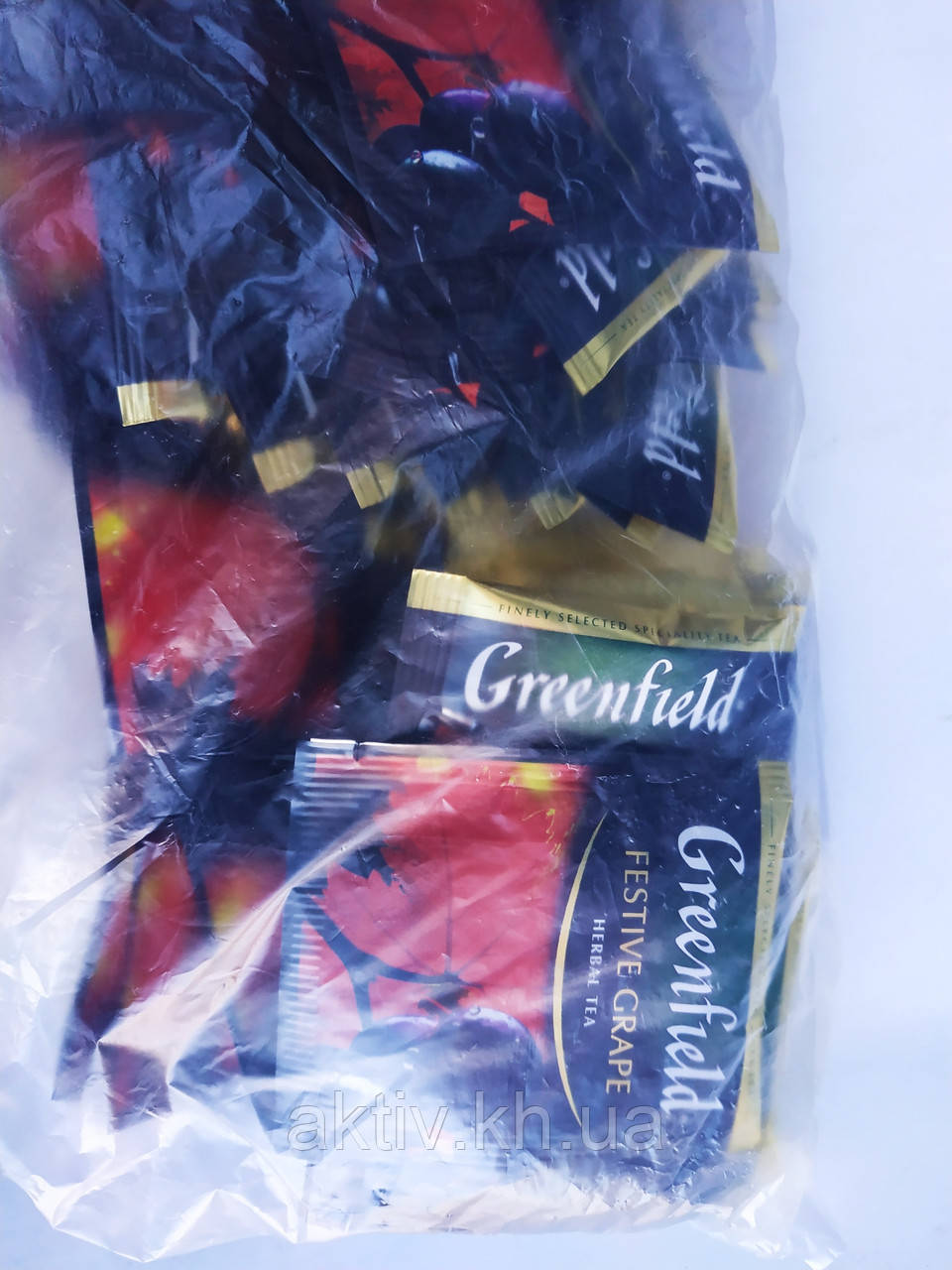 Чай Greenfield Festive Grape каркаде 100 пакетиків