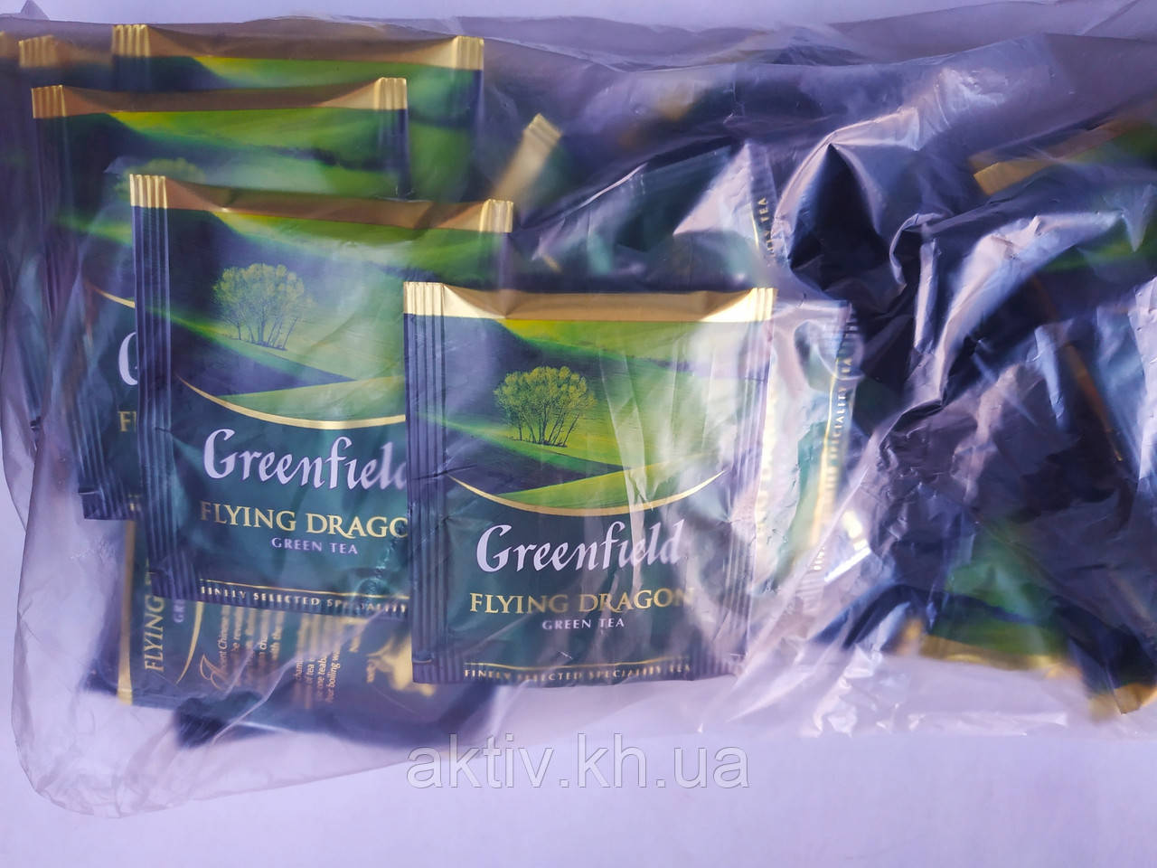 Чай Greenfield Flying Dragon зелений 100 пакетиків