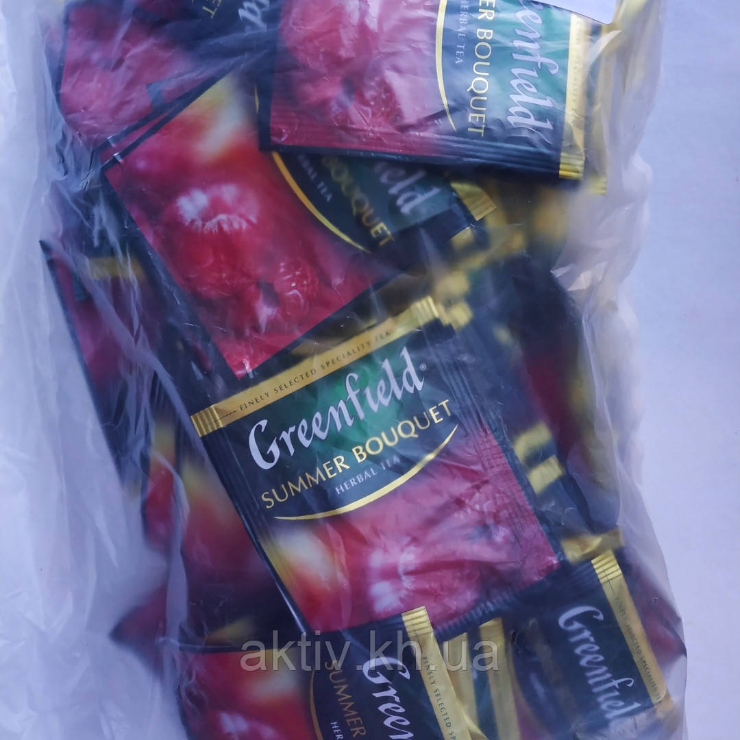 Чай Greenfield Summer bouget каркаде 100 пакетиків