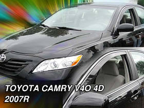 Дефлектори вікон (вставні!) вітровики Toyota Camry V40 2006-2011 4шт., HEKO, 29604