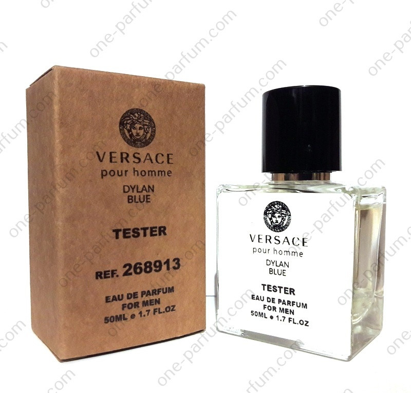 Тестер Versace Pour Homme Dylan Blue (Версаче Пур Хом Ділан Блу), 50 мл (ліцензія ОАЕ)