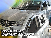 Дефлекторы окон (вставные!) ветровики Volkswagen VW Golf 5 6 2003-2008-2012 variant 4шт., HEKO, 31169