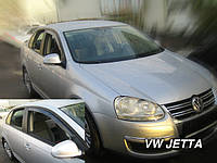 Дефлекторы окон (вставные!) ветровики Volkswagen VW Jetta 5 2005-2010 4шт., HEKO, 31159