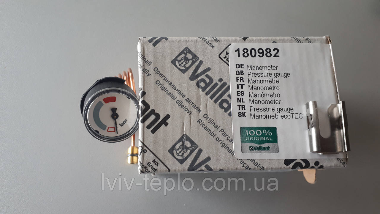 180982 Манометр котла TEC Pro Vaillant