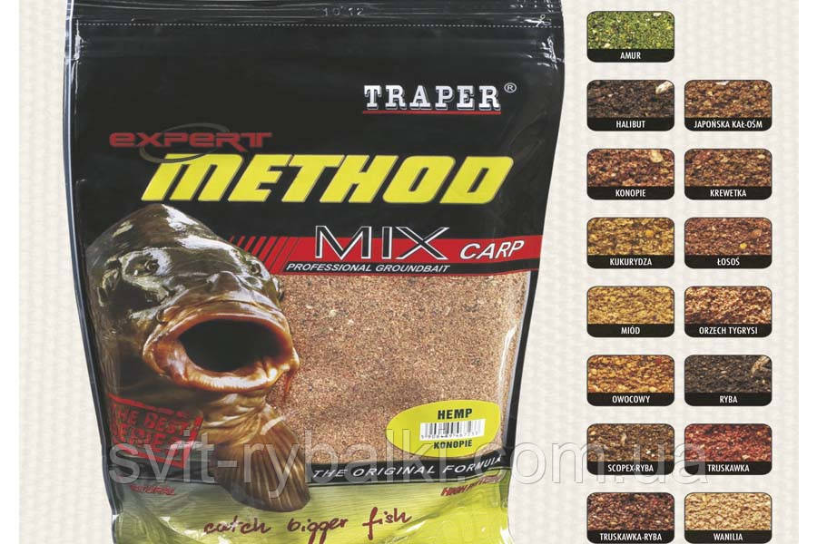 Прикормка Traper  Method  mix 1 kg