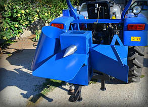 Подрібнювач гілок "Преміум" для трактора (без конуса, триточ., 1-ст. затечка ножів)(диаметр до 50 мм)