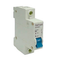 Автоматичний вимикач Titan 1P 40A тип С