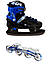 Ролики-ковзани 2 в 1 Scale Sport Blue/Black, розмір 38-41, фото 2