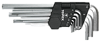 Ключи TOPEX шестигранные HEX 1.5-10 мм, набор 9 шт.