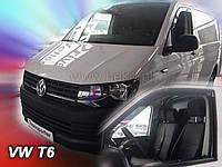 Дефлекторы окон (вставные!) ветровики Volkswagen VW T6 2015-2022 2шт., HEKO, 31146