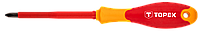Отвертка TOPEX крестовая 1000В PH1 x 80 мм