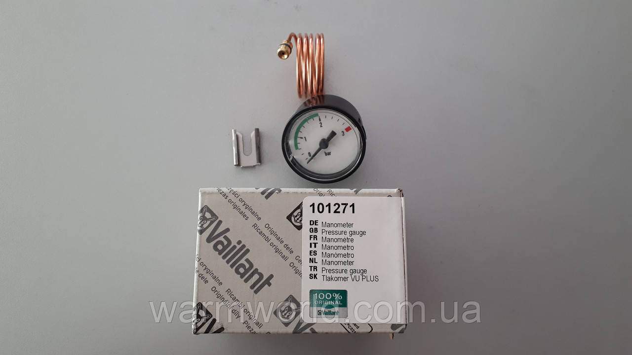 101271 Манометр для настінних котлів серії MAX Vaillant
