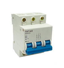 Автоматичний вимикач Titan 3P 25A тип С