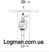 Подшипник коленвала Oleo-Mac G 44, G 48, G 53 PK/TK