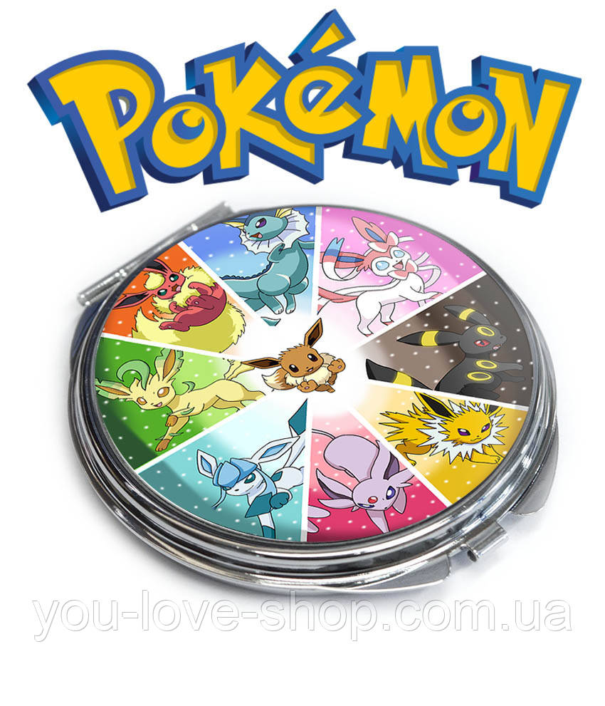 Дзеркальце кишенькове Покемон "Кайледоскоп покемонів" / Pokemon, фото 1