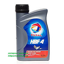 Гальмівна рідина total dot 4 "Brake Fluid HBF 4" 0.5 л, фото 3