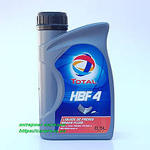 Гальмівна рідина total dot 4 "Brake Fluid HBF 4" 0.5 л, фото 2