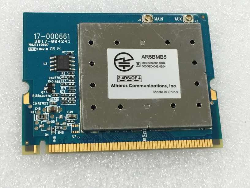 Wi-fi модуль MiniPci Qualcomm Atheros AR5BMB5 802.11 b, g, 54Mbps