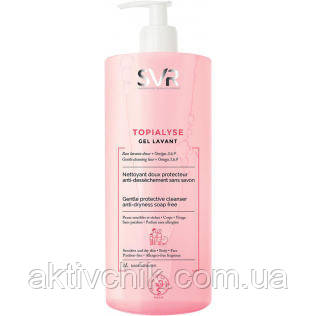 Очищуючий гель для обличчя і тіла SVR Topialyse Gel Lavant 1000 мл, фото 1