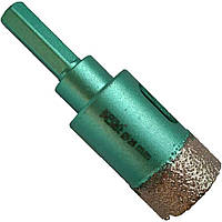 Коронка алмазная (сверло) по плитке, керамограниту 25 мм Kona Flex Vacuum на дрель