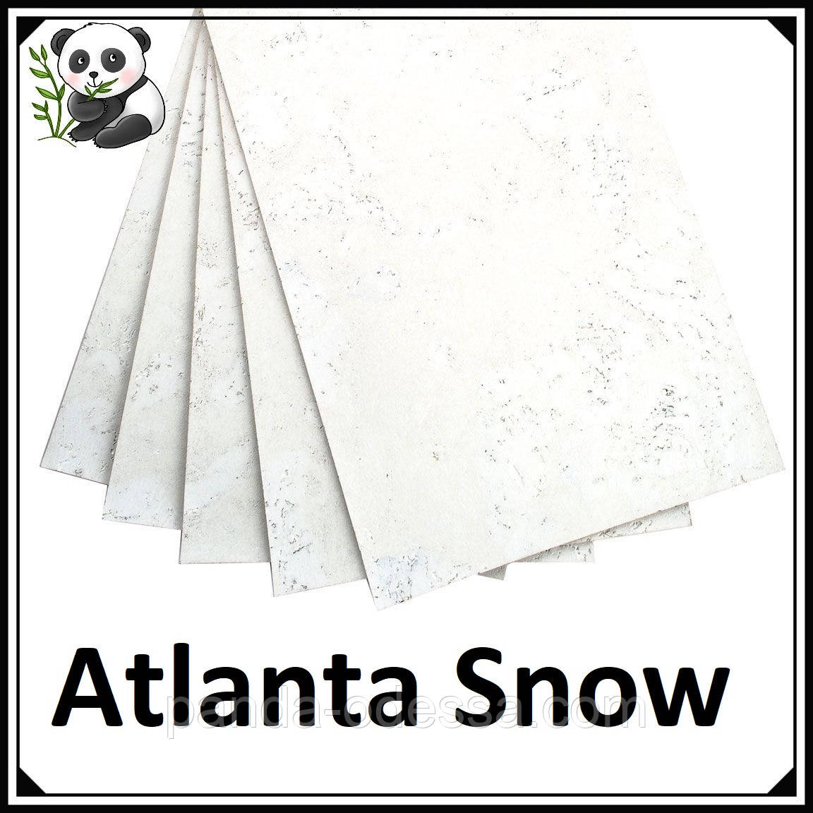 Пробкові панелі (шпалери) Atlanta Snow TM Egen 600*300*3 мм