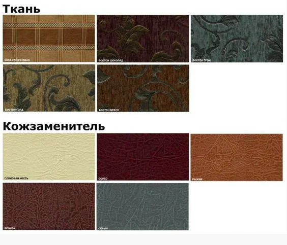 Цвет оббивки сидения кухонного уголка Сирия Компанит