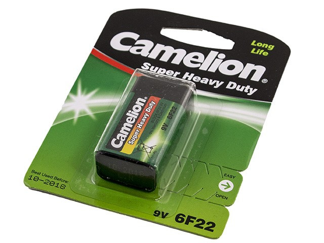 Батарейка Camelion 6F22/1bl крона(green)(1)(12)(240), фото 1