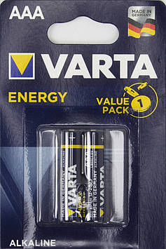 Батарейки Varta energy LR-03/блістер 2шт(10)(50)