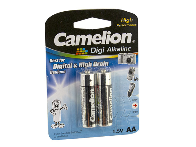 Батарейки Camelion Digi Alkaline LR-06/блістер 2шт (12), фото 1