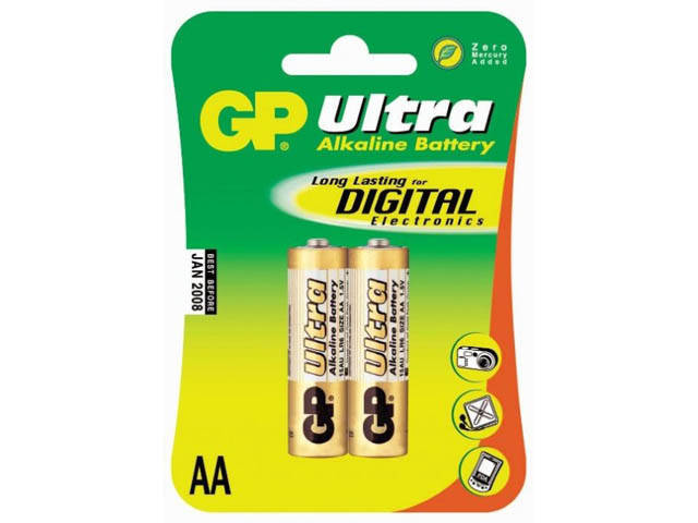 Батарейки GP Ultra 24AU-2UE2 LR-03/блістер 2шт (10)(80), фото 1