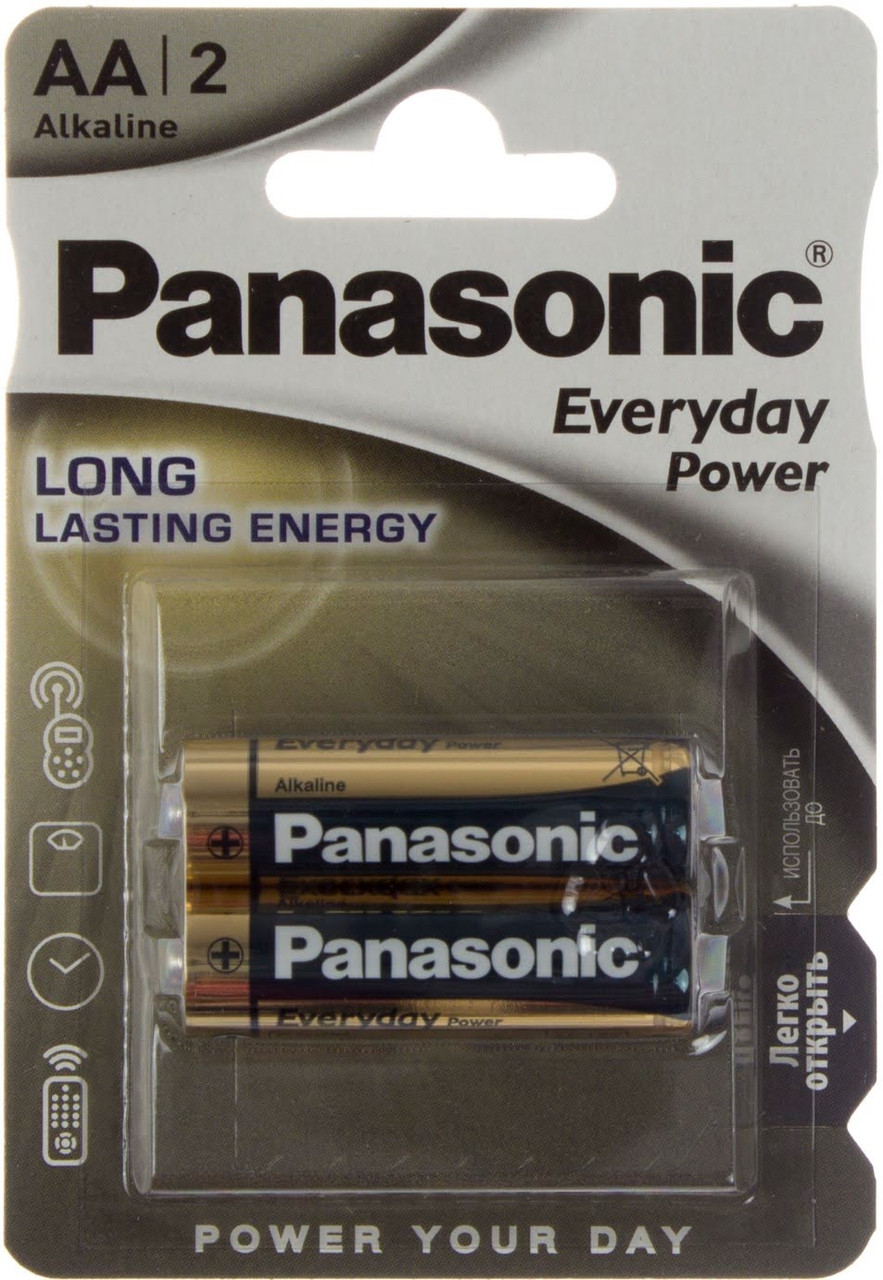 Батарейки Panasonic Everyday Power LR-06/блістер 2шт (12)(60), фото 1