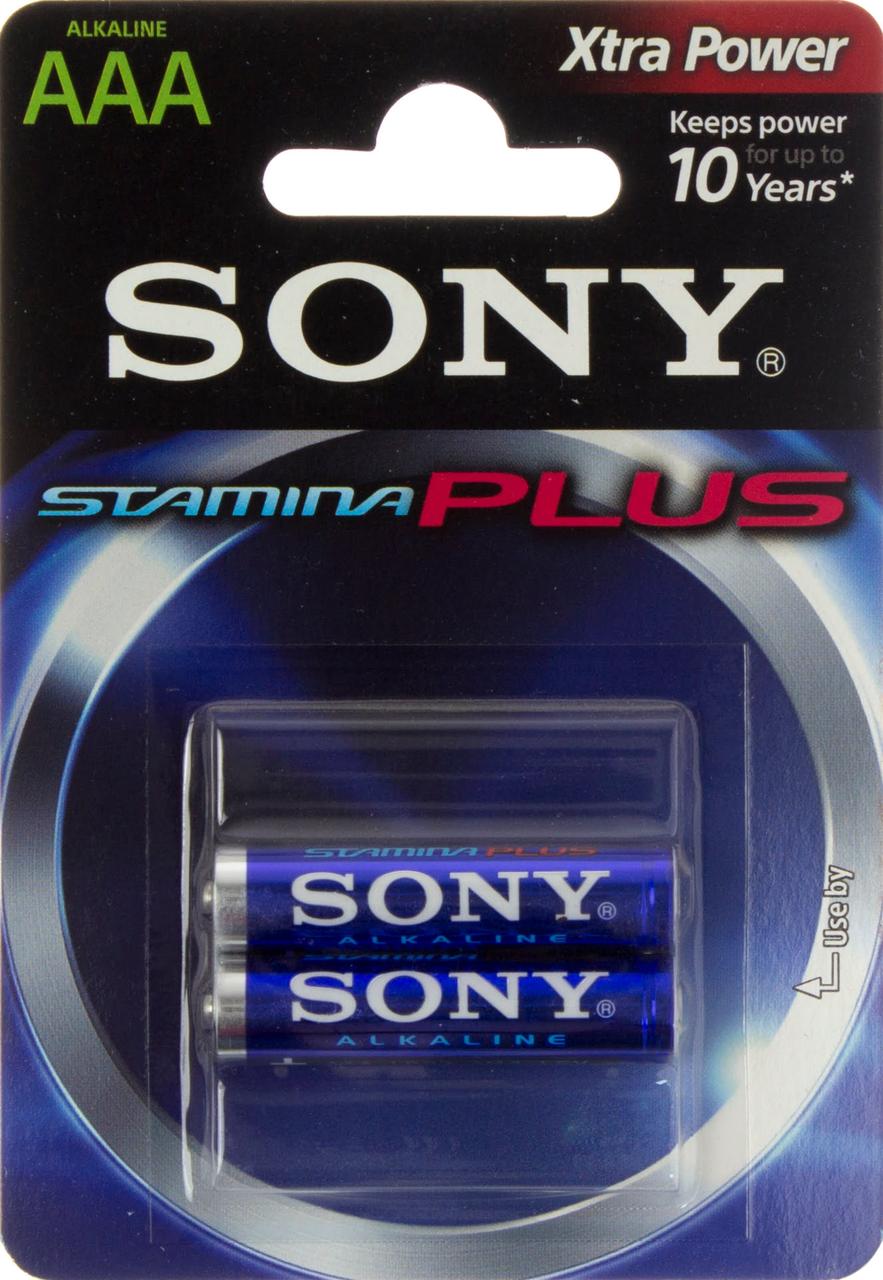 Батарейки Sony Stamina plus LR-03/блістер 2шт (12)(48)