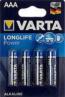 Батарейки Varta high energy/longlife power LR-03/блістер 4шт (10)(50)