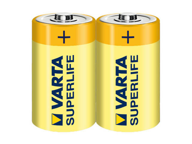 Батарейки Varta Superlife R-14/блістер 2шт (12)(60), фото 1