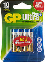 Батарейки GP Ultra Plus 24AUPHM-2UE4 LR-03/блістер 4шт (10)(80)
