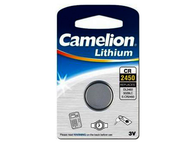 Батарейка Camelion CR2450/1bl(10), фото 1